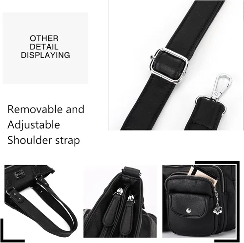 Miniatura 5 de Monederos grandes para mujer, bolsos de hombro para mujer