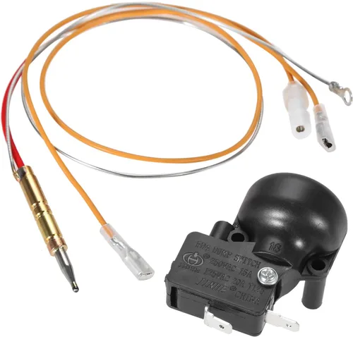 Aupoko Piezas de repuesto para calentador de patio, termoacoplador de 20 pulgadas de largo e interruptor de descarga FDB para calentador de