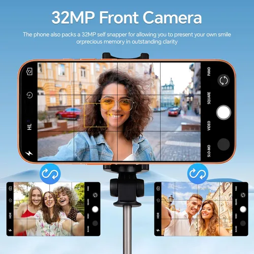 Miniatura 5 de Teléfonos desbloqueados, K17 PM 5G Android 15 Smartphone, 16+512GB Dual SIM Teléfono Celular, Pantalla HD+ de 6.9", Batería de 5000mAh, Cámara