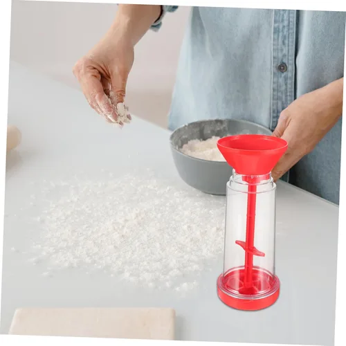 Miniatura 7 de DOITOOL Tamiz de harina de mano de 10.62 pulgadas giratorio de malla fina para hornear colador de azúcar en polvo, herramienta de cocina