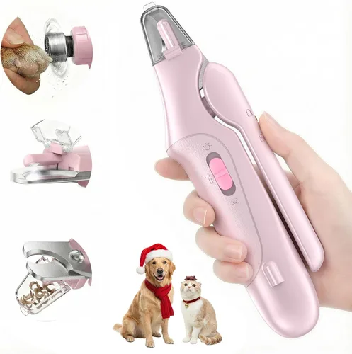 Miniatura 11 de Cortauñas 2 en 1 para perros y gatos, recortadores de uñas para perros grandes, medianos y pequeños, recortador de garras de gatos, sensor rápido