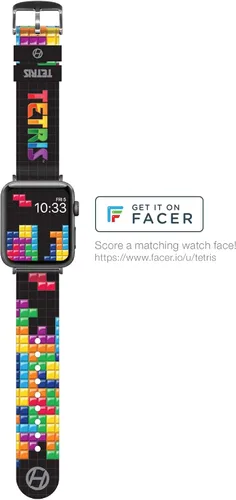 Miniatura 3 de Hyperkin Correa de reloj oficial de liberación rápida Tetris para reloj inteligente/relojes tradicionales (gota de corazón)