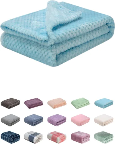 Miniatura 80 de Manta o manta mullida para bebé, suave, cálida y acogedora manta de vellón coral para niños pequeños, bebés o recién nacidos, para cuna, cochecito