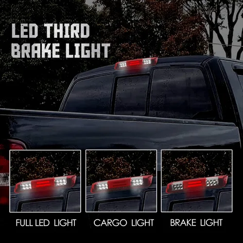 Miniatura 7 de Guoord Montaje alto de tercera luz de freno, compatible con Ford F150 2004-08, Ford Explorer Sport Trac 07-10, Lincoln Mark LT 2006-08, luz LED