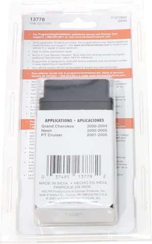 Miniatura 6 de Dorman 13778 Control remoto de entrada sin llave de 3 botones compatible con modelos seleccionados (OE FIX)