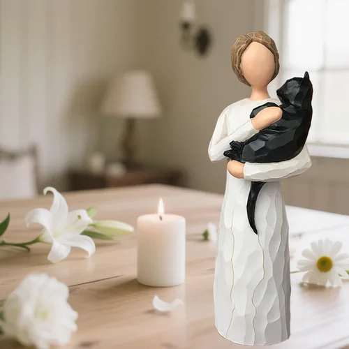 Miniatura 3 de FRUMOASA Regalos conmemorativos para gatos, regalo de condolencia de pérdida de gato para mamá gata, regalos de duelo de gato negro, regalos