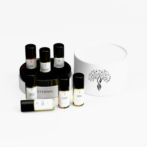 Miniatura 8 de Eternal perfume oils Set de regalo de 6 piezas exquisitas fragancias inspiradas en fragancias icónicas perfumes de larga duración para mujeres