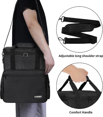 Miniatura 5 de TORIBIO Bolsa de almacenamiento para batidora de cocina compatible con KitchenAid y accesorios extra, bolsa/estuche portátil para batidora de 4.5