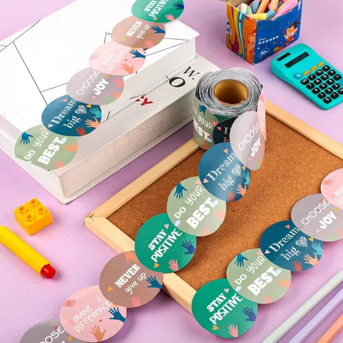 Miniatura 3 de Panelee Borde Inspiracional Redondo de 68.9 Pies para Tablón de Anuncios Mariposas Flores Abeja Espacio Decoración Inspiracional Linda para Aulas
