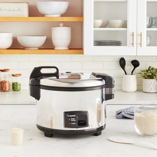 Miniatura 2 de Zojirushi NYC-36 - Arrocera y calentador comercial de acero inoxidable con capacidad para 20 tazas (sin cocinar)