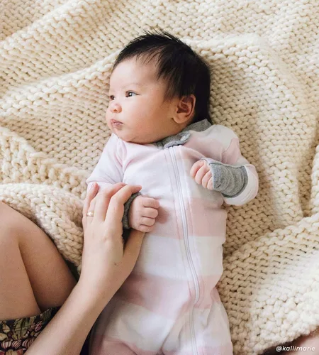 Miniatura 3 de Burt's Bees - Paquete de 2 pijamas antideslizantes para bebés y niñas