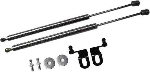 Miniatura 5 de TSUBASA Soportes de elevación para Mitsubishi Pajero Montero V20 NH NJ NL 1990-2000 Capó delantero Modificar fibra de carbono Amortiguadores