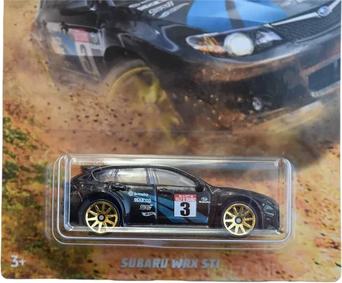 Miniatura 2 de HOT Wheels Escala 1:64 Negro Subaru WRX STI 6/6