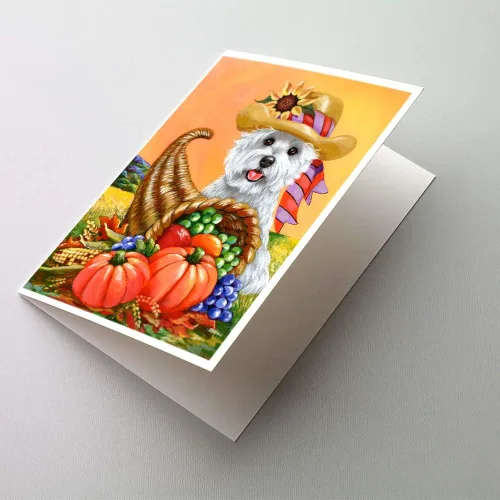 Miniatura 218 de Caroline's Treasures PPP3013GCA7P - Tarjetas de felicitación y sobres para mascotas de Basset Hound Teacher, paquete de 8 tarjetas en blanco