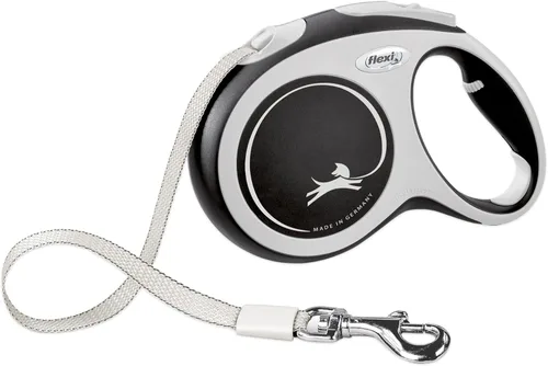 Miniatura 14 de FLEXI Nuevas Correas Retractiles de Cinta Cómoda para Perros Pequeños de Hasta 26 libras – 10 pies, Azul Correa para Mascotas sin Enredos