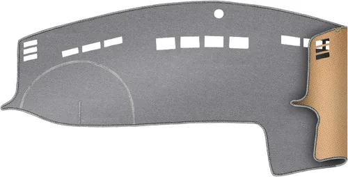 Miniatura 12 de Cubierta del Tablero Alfombrilla del Salpicadero Ajuste para Chevy Equinox 2024-2018 (Sin Modelos HUD), Alfombrilla del Tablero del Coche Negro