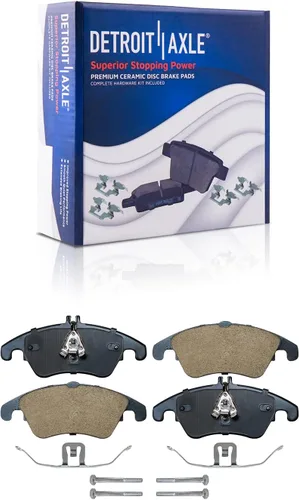 Miniatura 105 de Detroit Axle - Pastillas de freno traseras para Honda Odyssey 2011-2017 Pilot 2007-2013 MDX 2010-2013 ZDX 2010-2013 Pastillas de freno de cerámica