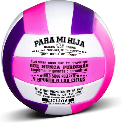 Uloveido Pelotas deportivas para interiores y exteriores, para mi hija, voleibol para niñas y mujeres, regalo de mamá o papá Y605