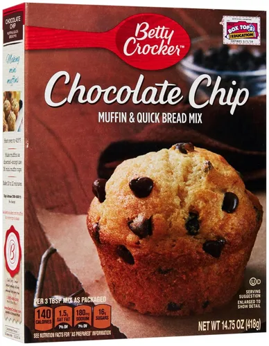 Miniatura 34 de Betty Crocker - Wild Blueberry Muffin and Quick Bread Mix (muffin de arándanos silvestres y mezcla rápida de pan), 16.9 onzas