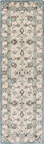 Miniatura 20 de SAFAVIEH Antiquity Collection - Alfombra decorativa de 3 x 5 pies, color marfil y beige, hecha a mano, lana tradicional, ideal para zonas de alto