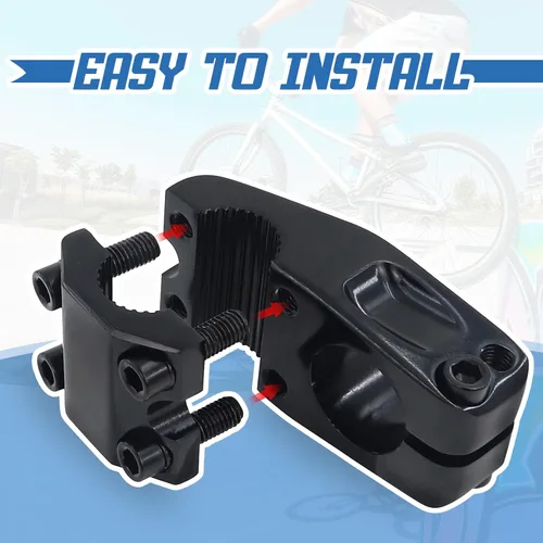 Miniatura 4 de Vástago de bicicleta para bicicleta BMX aleación de aluminio engranaje fijo vástago de bicicleta