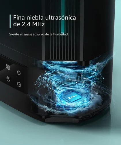 Miniatura 8 de BREEZOME - Humidificador de 6L, para dormitorio, habitación grande y difusor de aceite esencial, humidificador ultrasónico de llenado superior
