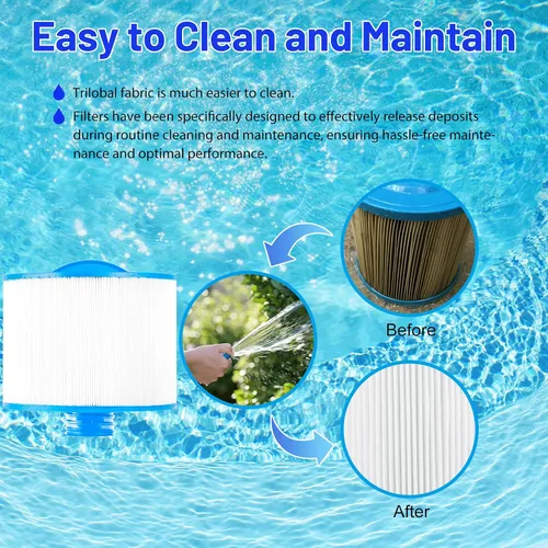 Miniatura 6 de 8CH-950 - Cartucho de filtro de spa que reemplaza para PBF35, PBF50-F2S, Filbur FC-0536, Excel Filters XLS-834, Aladdin 15052, AK-90311, 10-2785