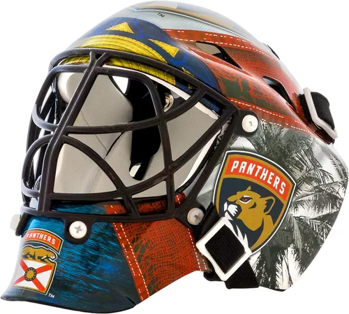 Miniatura 37 de Franklin Sports mini máscara para portero con logo de la NHL