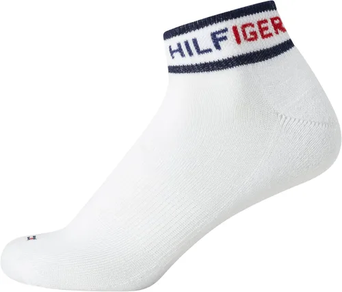 Miniatura 6 de Tommy Hilfiger Calcetines atléticos para niños, calcetines tobilleros de corte de un cuarto (6 unidades)