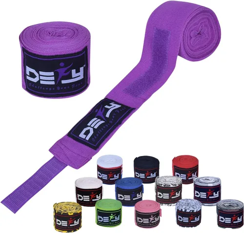 Miniatura 9 de DEFY Professional – Vendas elásticas profesionales para manos, de 180 pulgadas (457.2 cm), para boxeo, muay thai, MMA, para hombre y mujer - Par Rojo