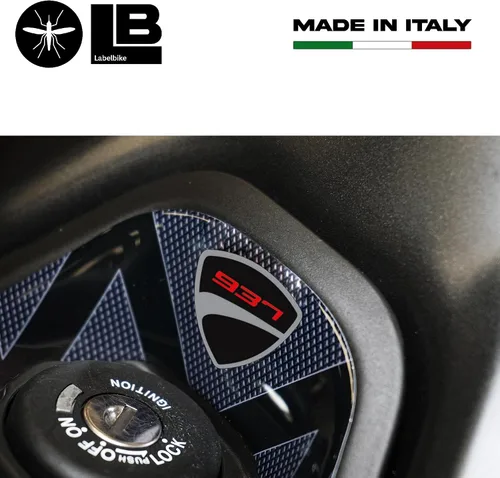 Miniatura 3 de labelbike - Adhesivo 3D para motocicleta, protección y decoración en resina compatible con Ducati Monster 937 2021-2024