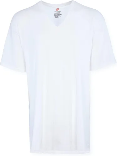 Miniatura 2 de Hanes Camiseta con cuello en V para hombre alto (paquete de 3 o 5)