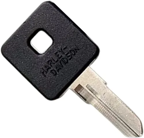 Llave en blanco de motocicleta sin cortar llave duplicada reemplazo para Harley Davidson (color aleatorio)