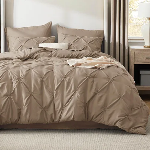 Miniatura 14 de Bedsure - Juego de edredón tamaño matrimonial verde azulado - Juego de ropa de cama tamaño matrimonial en una bolsa de 7 piezas, juego de cama 14