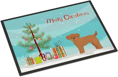 Miniatura 74 de Caroline's Treasures CK3799MAT Akita Shepherd - Tapete de árbol de Navidad de 18 x 27 pulgadas, tapete para puerta delantera, interior y exterior