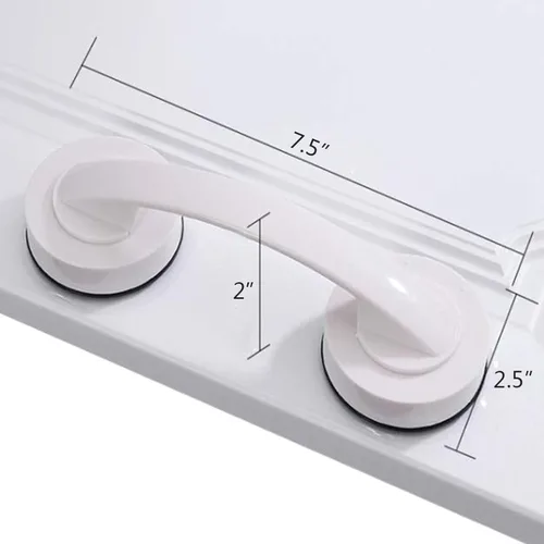 Miniatura 3 de KAFENDA Manijas de vidrio para puertas y ventanas, puertas correderas de baño, pasamanos de ducha. Reposabrazos con ventosa para armarios, armarios