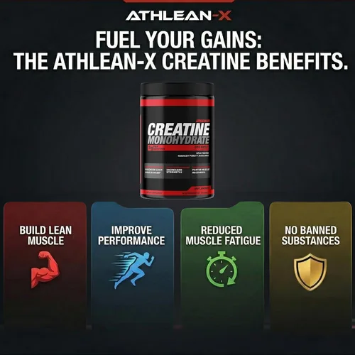 Miniatura 2 de ATHLEAN-X X-CREATINE - Polvo de monohidrato de creatina micronizada pura, apoya la fuerza muscular, la potencia y la recuperación, sin gluten, sin