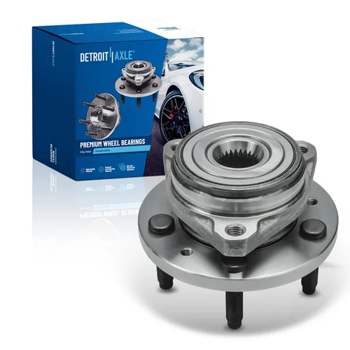 Miniatura 14 de Detroit Axle - Conjunto de cubo de rodamiento de rueda delantera para Nissan Altima 02-06 (3.5L V6)/Maxima 00-08, INFINITI I30 00-01/I35 02-04 5
