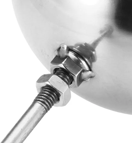 Miniatura 3 de Ball Valve 1pc, Automatic Water Level Sensor Float Ball Valve, Stainless Steel Straight Plug with Float Valve for Industrial and Domestic Water