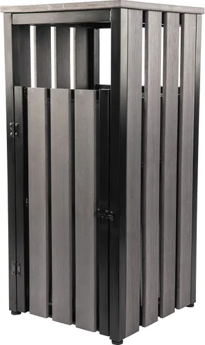 Miniatura 5 de Lorell, LLR42693, Cubo de basura para exteriores, 1, carbón
