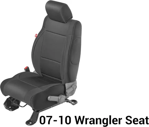 Miniatura 2 de Diver Down Neoprene Seat Cover Set - Fits Jeep JK 2007-2018 Wrangler 2-Door - Front and Back Seat Set - Custom Fit - Soft Padded Cushion Feel
