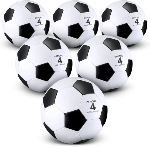 Miniatura 11 de Deekin Balón de fútbol a granel con bomba, trabajo en equipo, juego de deporte al aire libre, entrenamiento, pelota de fútbol a granel para deportes