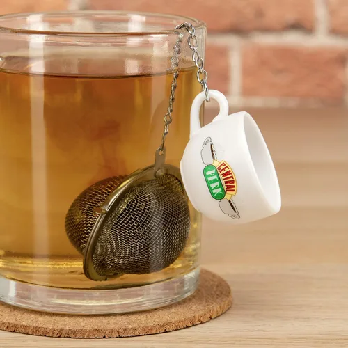 Miniatura 3 de Paladone Friends Central Perk - Infusor de té de acero inoxidable con cadena