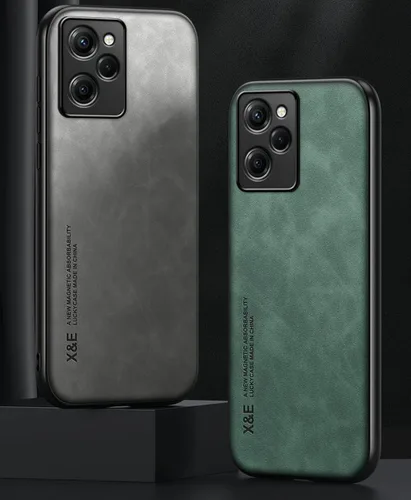 Miniatura 4 de Kepuch Funda Silklike para Xiaomi Poco X5 Pro 5G/Redmi Note 12 Pro Speed - Cubierta De Parachoques Placa De Metal Incorporada Para Xiaomi Poco X5