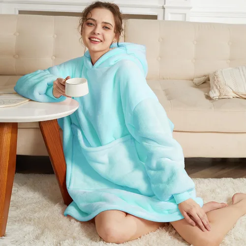 Miniatura 7 de Aemilas Wearable Blanket Hoodie - Warm Sherpa Blanket Sweatshirt as Gifts for Adult Women Mom Men, One Size Fits All