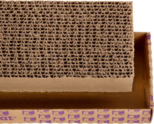 Miniatura 6 de SmartyKat Super Scratcher Rascador Ondulado para Gatos y Almohadilla para Arañar para Gatos, Infundido con Hierba Gatera, Rascadores para Gatos