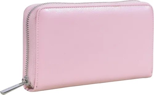 Miniatura 3 de Easyoulife Tarjetero de cuero genuino para mujer con 36 ranuras de seguridad RFID, L