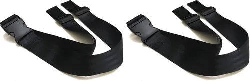 Miniatura 7 de ZARPMA Correas de seguridad para silla alta de 2 puntos, correa de repuesto para arnés de bebé, correa de seguridad para silla de bebé, silla