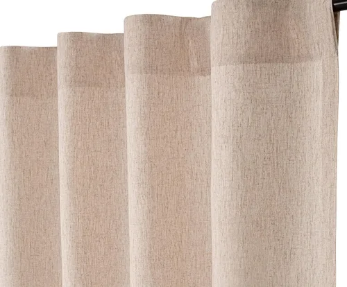 Miniatura 7 de HOMIDATE Paneles de Cortinas de Lino de Linaza de 63 Pulgadas - Juego Natural de 2, Cortinas Ligeras para Ventanas, Cortinas de Lino de Algodón