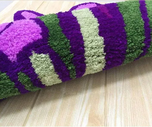 Miniatura 5 de Judy Dre am Alfombra de área con forma de flores de loto rosa, alfombra suave para bañera, cocina, baño, dormitorio, exterior, interior, 31 x 22